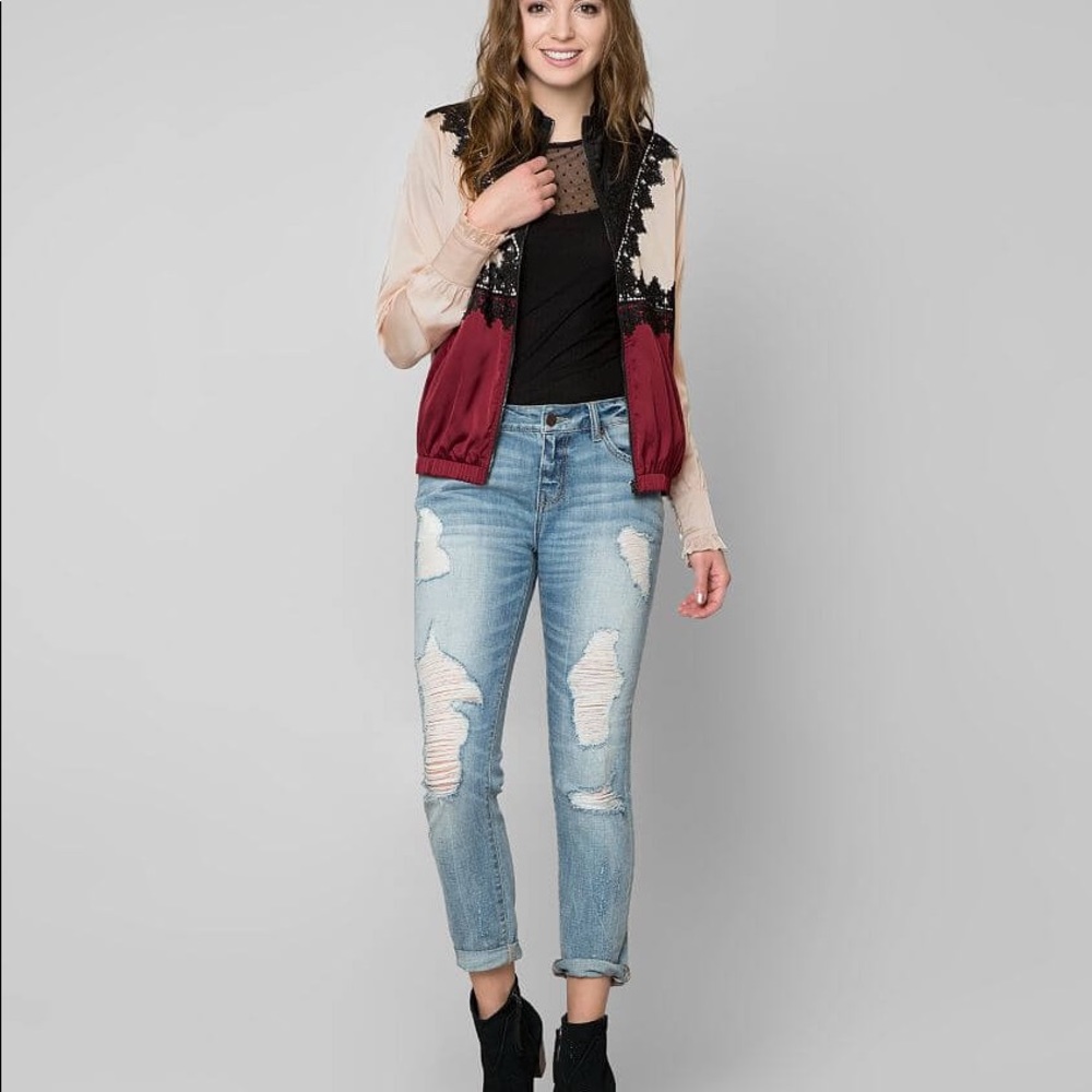 Gimmicks (Buckle) Colorblock Bomber Jacket